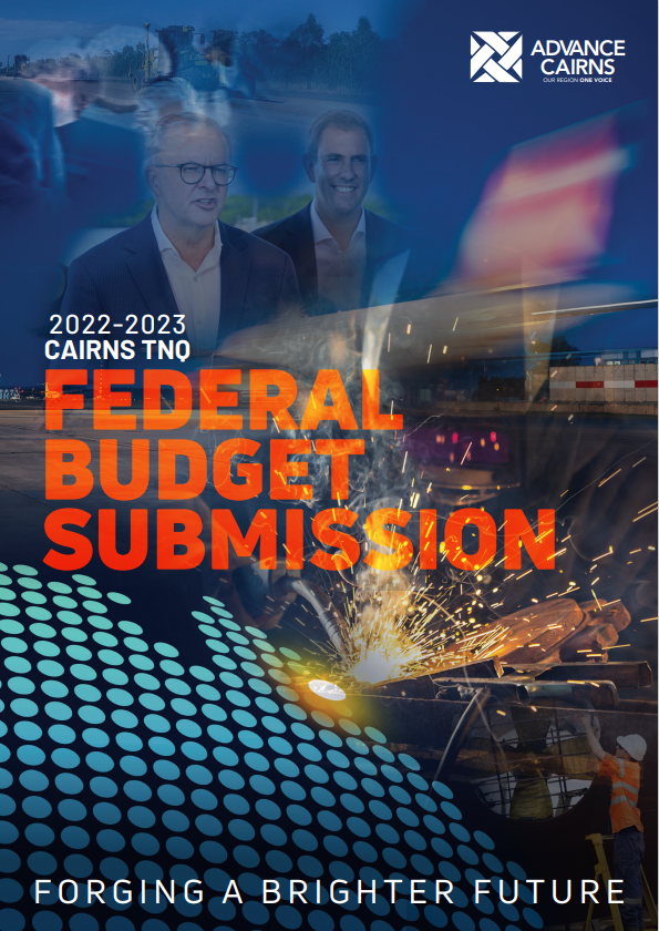 Advance Cairns Federal Budget submission for October 2022 - document cover