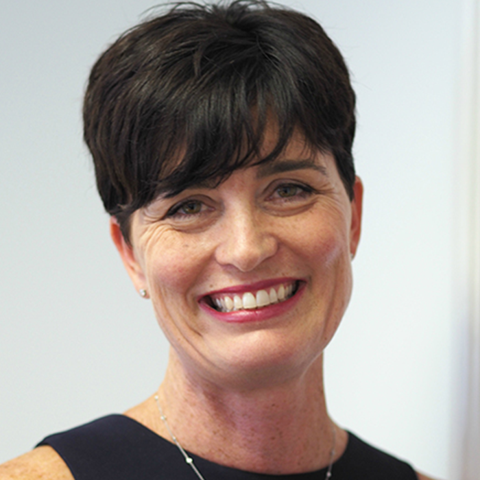 Head shot of local businesswoman Sharon Dawson.